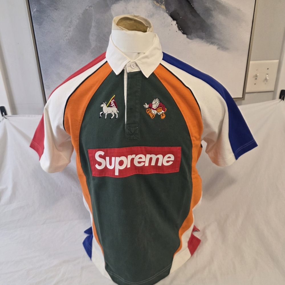 Supreme SS 24’ Rugby Polo Mens Medium
